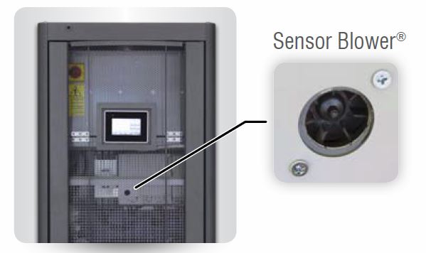 senzor pro měření teploty v teplé uličce cooling